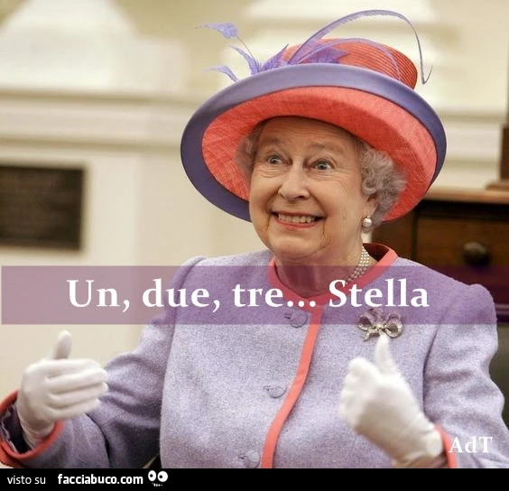 Regina Elisabetta: Un, due, tre&hellip; stella