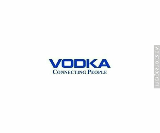 Vodka connecting people. Logo nokia