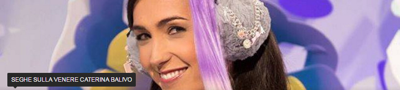 Seghe sulla venere Caterina Balivo
