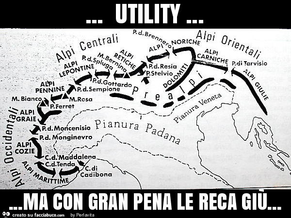 Utility… ma con gran pena le reca giù - Facciabuco.com