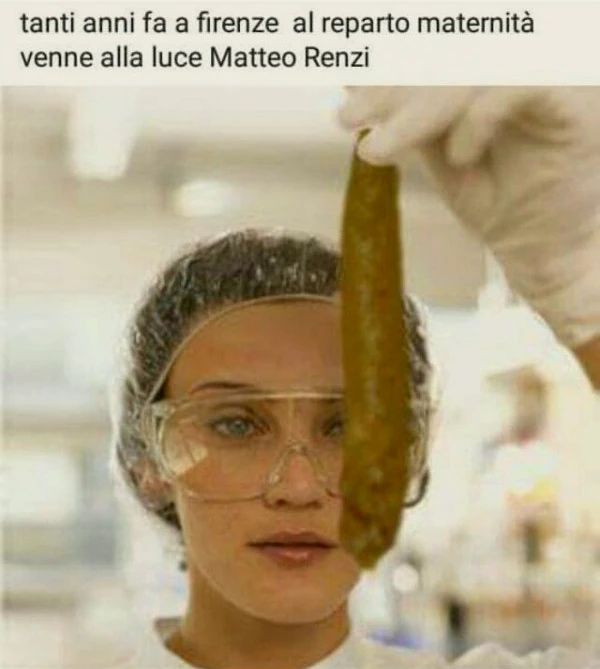 Tanti anni fa a firenze al reparto maternità venne alla luce Matteo Renzi