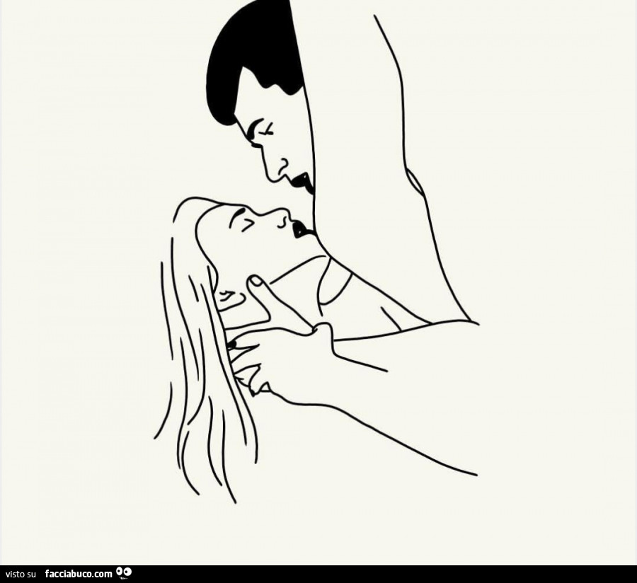 Disegno di sesso appassionato