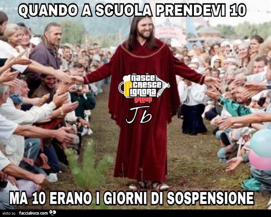 Quando a scuola prendevi 10 ma 10 erano i giorni di sospensione