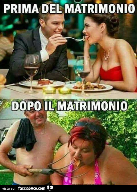 Prima del matrimonio. Dopo il matrimonio