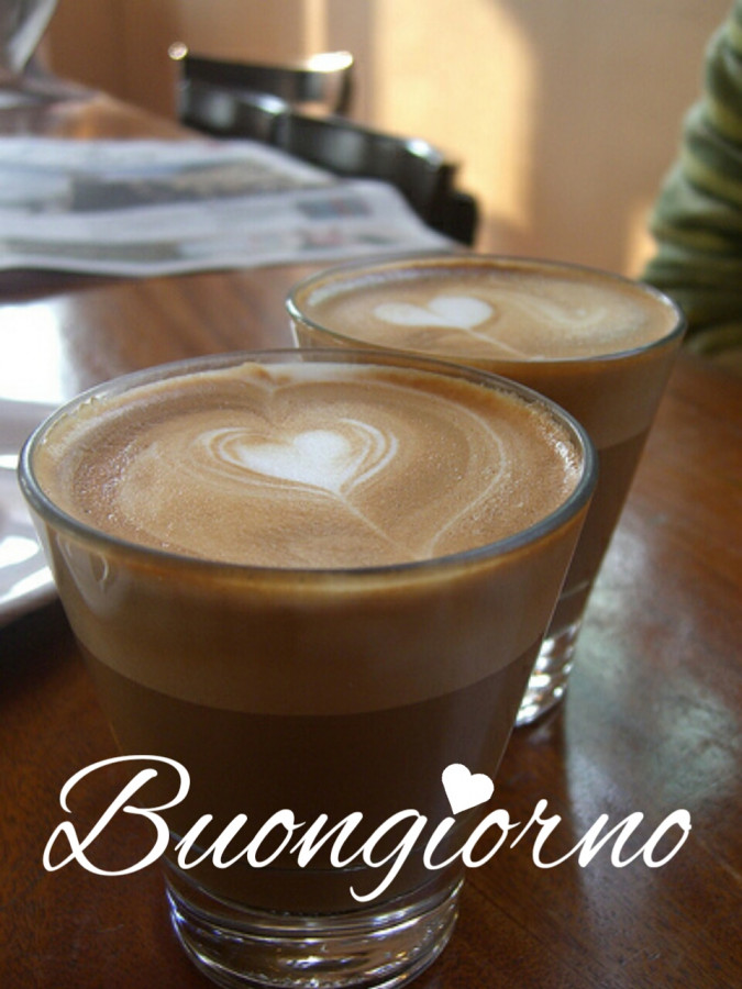 Caffè con il cuore. Buongiorno