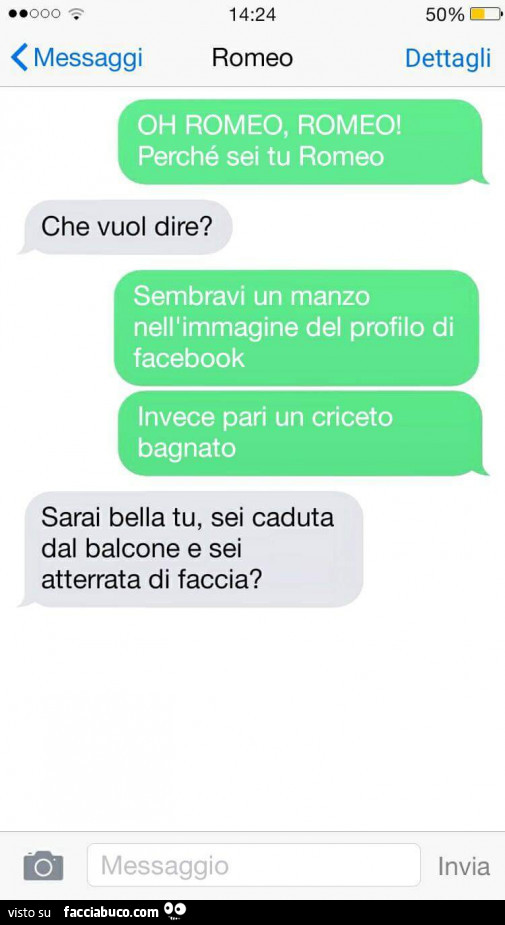 Oh Romeo, Romeo, perchè sei tu Romeo? Che vuol dire?