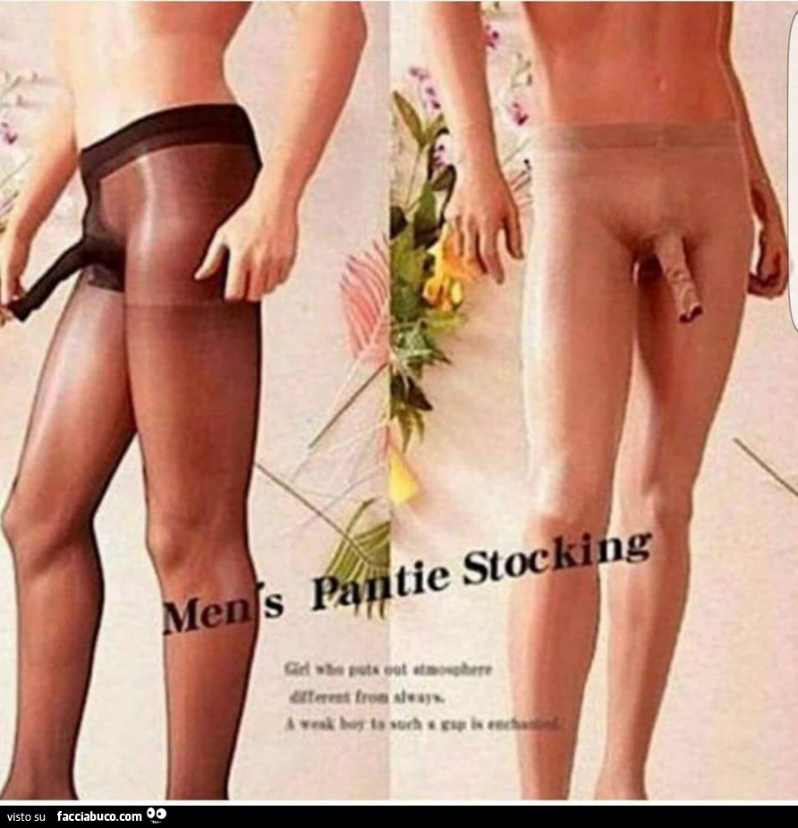Men's pantie stocking