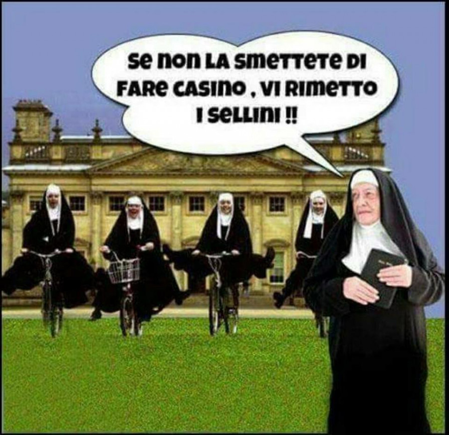 Se non la smettete di fare casino, vi rimetto i sellini