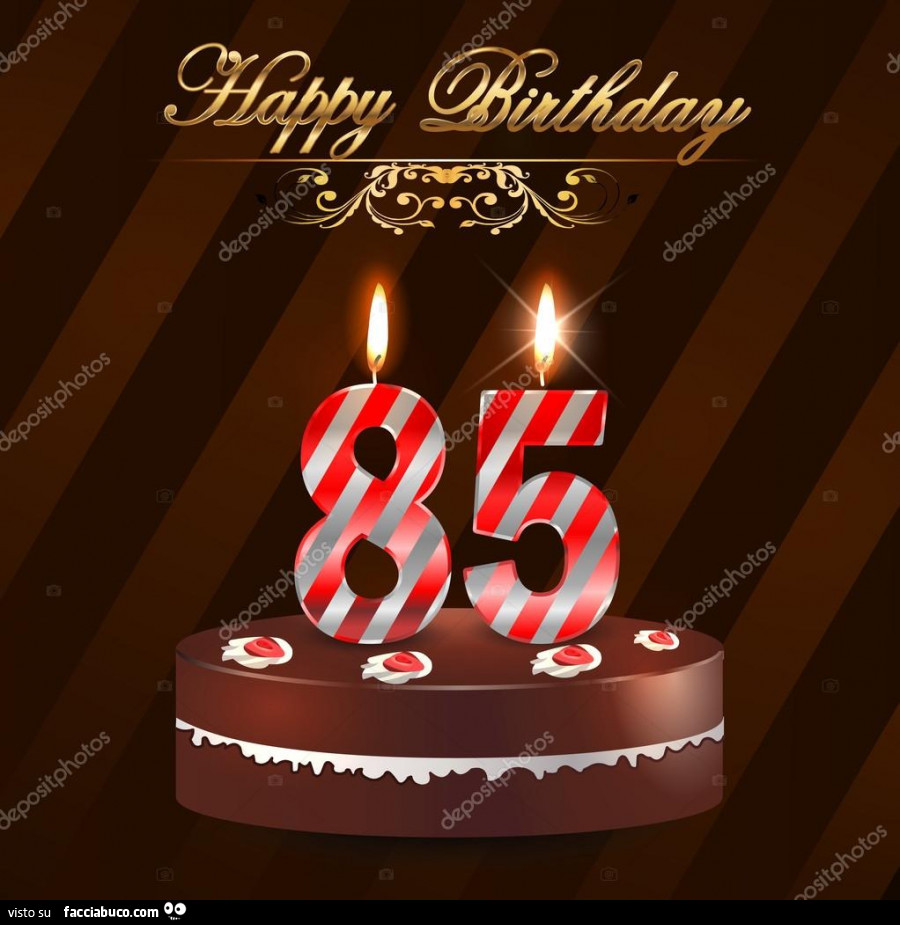 Buon compleanno 85 