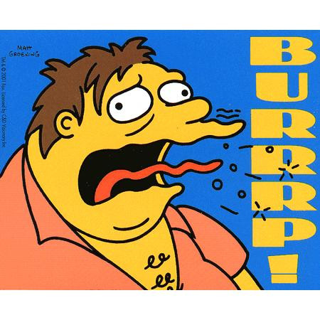 Burrr. Barney Gumble rutta