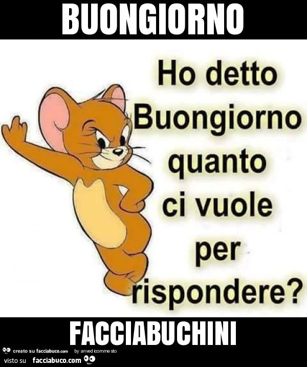 Buongiorno facciabuchini