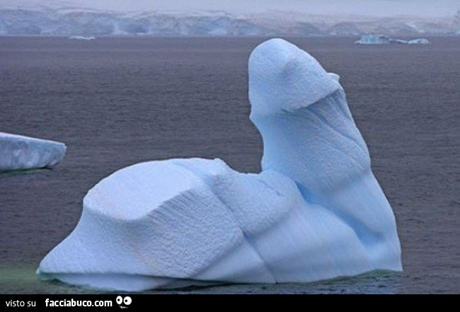 Iceberg a forma di pene